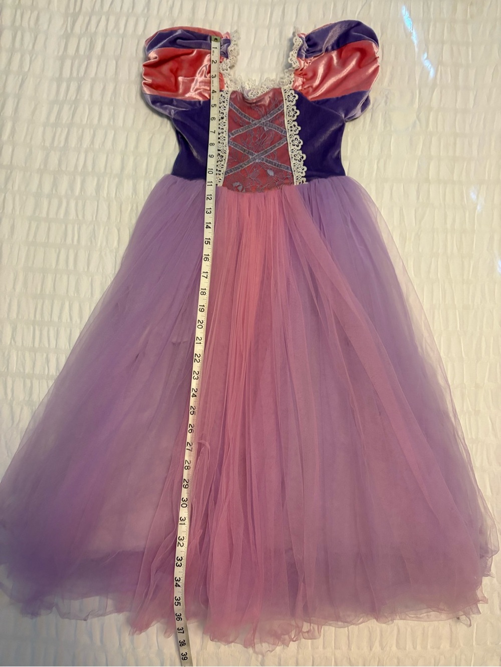 Girls' Purple and Pink Princess Tulle Costume Dress